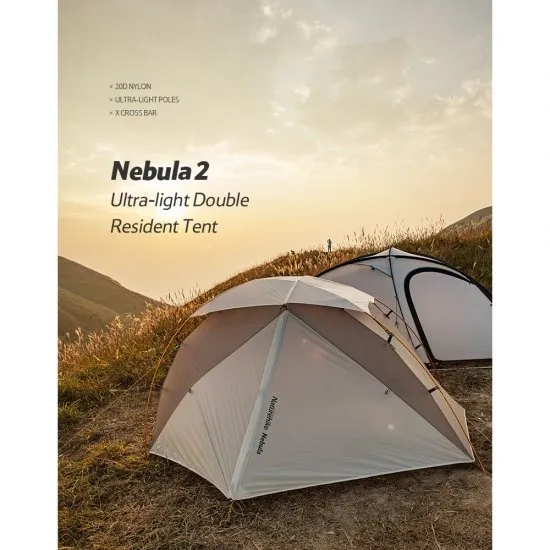 Nebula2 2人用 テント (専用グランドシート付)